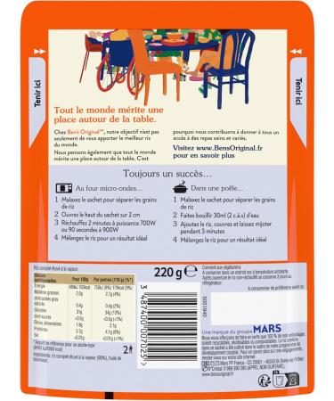 BEN'S ORIGINAL Wholemeal Rice 2 Min (6 x 220 g) - Buy Online on GoSupps.com