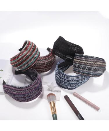 VOCOSTE Wide Headbands for Women Wide Bohemia Headbands Assorted Color - Buy Online on GoSupps.com