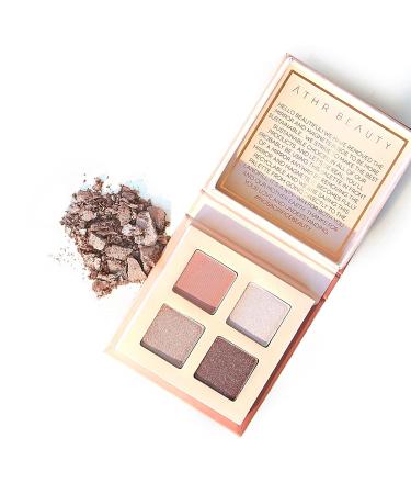 THR Crystal Eyeshadow Quad in Rose Quartz | 4 Shades | Organic, Vegan, Cruelty-Free & Recyclable - Buy Online on GoSupps.com