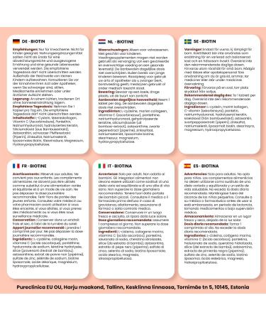 400% Strength Biotin 40 000mcg x 90 Caplets BioVOL Liposomal Biotin Complex | with Marine Collagen Keratin Vitamin C & More | 3 Months Supply - Buy Online on GoSupps.com