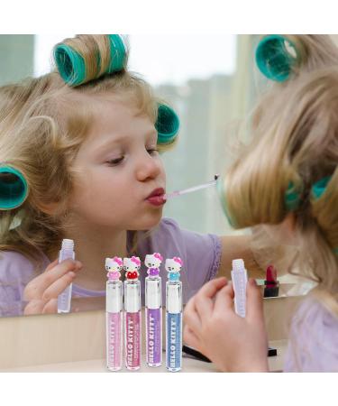 Townley Girl Hello Kitty Lip Gloss Set | 5 Pc Plant-Based Moisturizing Makeup for Girls | Perfect Birthday Gift & Party Essential for Kids 3 - Buy Online on GoSupps.com
