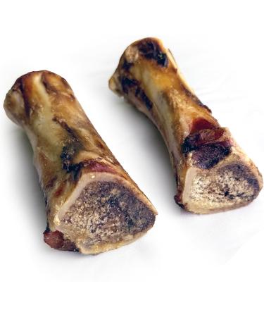 Premium Feeders Beef Marrow Bone for Dogs - 2 Bones - 6 to 8 inch - 100% Made in Canada Natural Dog Treats for Medium & Large Dogs Durable & Long Lasting - Rich in Protein Healthy Treat Dog Chew - Buy Online on GoSupps.com