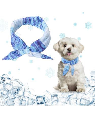Hjumarayan cooling collar for dogs continuously cooling neckerchief stylish heat discharge Bandana dog adjustable cooling collar dog suitable for cold dogs in summer m