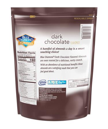 Buy Blue Diamond Dark Chocolate Almonds - 40oz Snack Bag | Healthy Indulgence - Buy Online on GoSupps.com