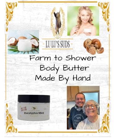 Lu Lu's Suds Hand Made All Natural Body Butter (8 oz Jasmine) - Buy Online on GoSupps.com