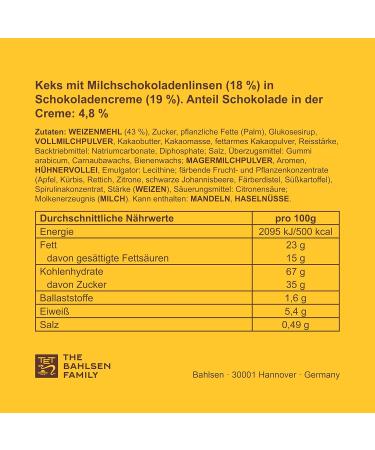Leibniz Kunterbunt Choco Cookies 12 Pack | Crispy Chocolate Cream & Lenses | International Shipping Available - Buy Online on GoSupps.com
