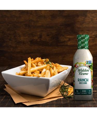 Walden Farms Ranch Dressing - Calorie Free - 12 fl oz - Buy Online on GoSupps.com