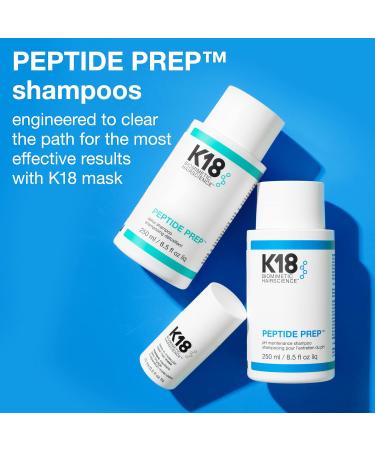K-18 Biomimetic Hairscience Peptide Prep Detoxifying Hair Shampoo 930 ml pH 3.8-4.2 helps maintain color and does not dry out hair. Intentional active ingredients - Buy Online on GoSupps.com
