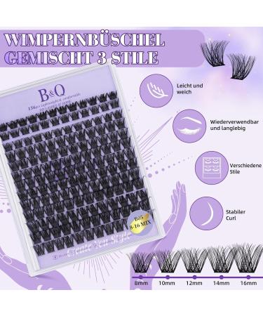 LASH Extension Set 156 PCS | DIY Eyelash Extensions B&C Set with Mascara Brush & Adhesive Remover - B05KIT - Buy Online on GoSupps.com