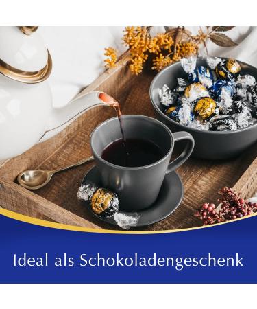 Lindt Lindor Dark Chocolate Mix | 4 x 136g Bags | Gourmet Praline Gift | Dark 60% & 70% Fillings - International Shipping Available - Buy Online on GoSupps.com
