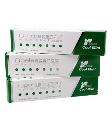 Opalescence Whitening Toothpaste Original Formula - Oral Care, Mint Flavor, Gluten Free - 4.7 Ounce (Pack of 3)