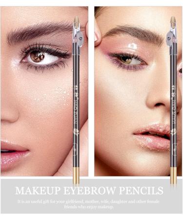 SKISUNO 8pcs Pencil Sharpener Eyebrow Pencil Coffee Wooden Makeup Pencil 1 count (Pack of 1) Coffee - Buy Online on GoSupps.com