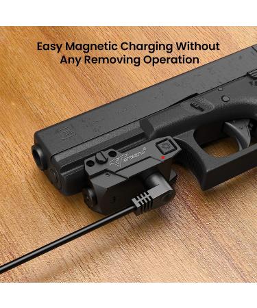 Votatu H3L-R Strobe Tactical Red Laser Sight | Ultra Low Profile Red Beam Laser | USB Charging | Ambidextrous Control - Buy Online on GoSupps.com