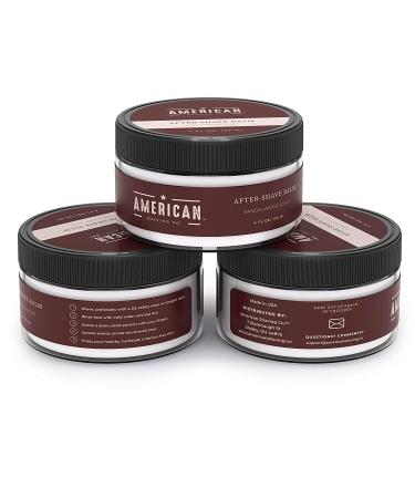 American Shaving Co. Sandalwood Aftershave Balm - Soothes, Moisturizes, and Treats Razor Burn 4 Oz - Buy Online on GoSupps.com