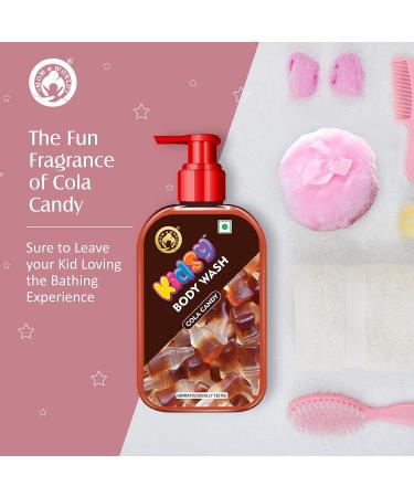 Mom & World Kidsy Cola Candy Body Wash No Tears No SLS For Kids Dermatologically Tested pH Balanced 240 ml - Buy Online on GoSupps.com