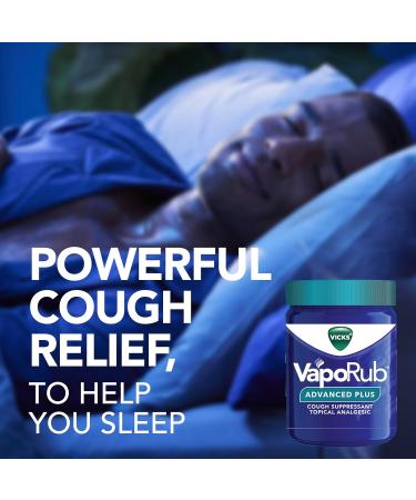 Vicks VapoRub Advanced Plus - Powerful Cough Suppressant & Chest Rub | Fast Relief 2.82oz x 2 - Shop Internationally - Buy Online on GoSupps.com