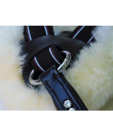 Tysons Breeches 5 Point Breastplate - Halla Lambskin Rhinestone Glitter Leather (Black X Full) | International Shipping Available - Buy Online on GoSupps.com