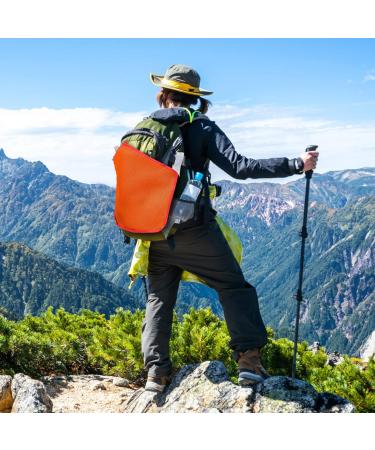 2 Pieces Blaze Orange Safety Panel Large Pentagonal Orange Panel Hunting Mesh Blaze Orange Pack Attachment with Reflective Strip on Tent Backpack for Field Trip Hiking Camping Biking Outdoor Traveling - Buy Online on GoSupps.com