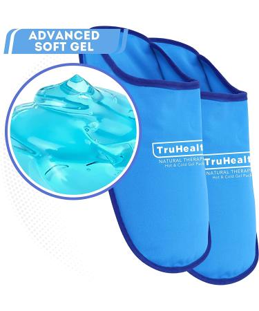TruHealth Ice Pack Slippers - Foot Ice Pack for Neuropathy & Gout Relief | Hot & Cold Therapy for Pain & Swelling | One Size Fits Most - Buy Online on GoSupps.com