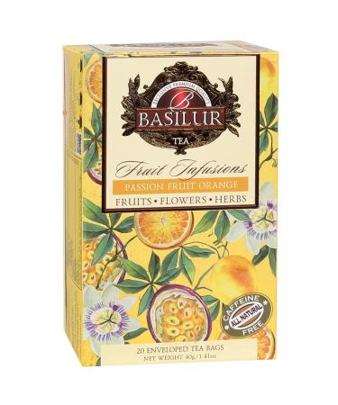 BASILUR Fruit Infusions - Infusion de fruit d caf in e l'ar me de fruit de la passion de mandarine et d'agrumes 20x2 g (1)