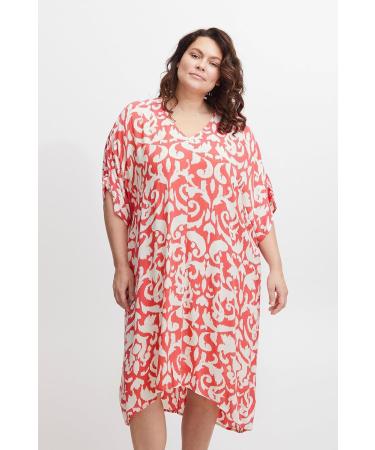 fransa FPIRIA DR 3-20612402 Women's Casual Dress 20 Geranium Mix Hs23 Ethnic (202452) - Buy Online on GoSupps.com