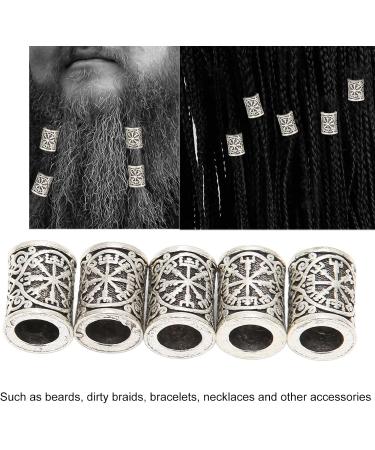 Hair Tube Beads Wide Use Beard Beads Exotic Antique Dreadlocks Beads for Hair Braiding for Men for Women for Jewelry Making - Buy Online on GoSupps.com