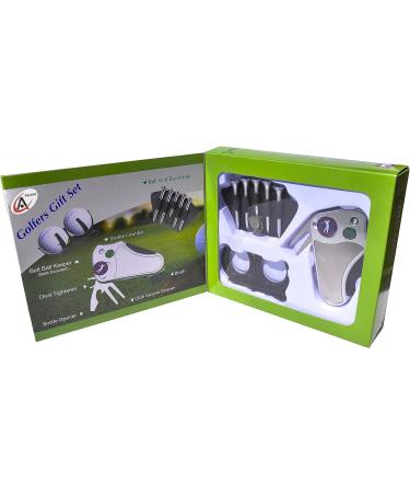 Golfer's Best Gift Set - Stroke Counter, Divot Repair Tool, Brush, Ball Marker, and More - Perfect Golf Gift Idea for Men and Women - Buy Online on GoSupps.com