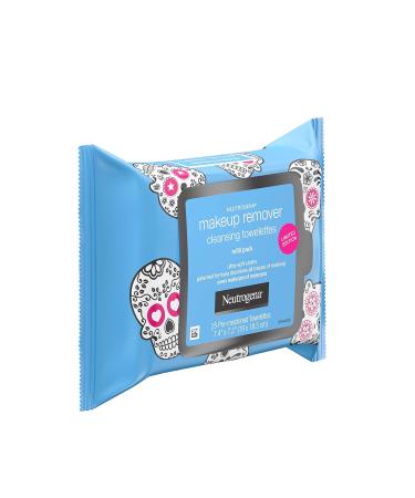 Neutrogena Makeup Remover Facial Cleansing Towelettes - 25 Count | Gentle Alcohol-Free Wipes for Dirt Oil & Waterproof Makeup Removal - Perfect for Halloween & Daily Use - Buy Online on GoSupps.com