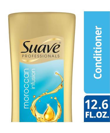 Suave Professionals Shine Conditioner Moroccan Infusion 12.6 oz (Pack of 3) - Hydrating Hair Treatment - Buy Online on GoSupps.com