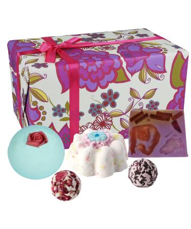 Bomb Cosmetics Vintage Velvet Handmade Wrapped Bath & Body Gift Pack Contains 5-Pieces 480 g 1 Count (Pack of 1) Vintage Velvet