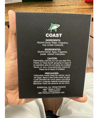 Coast Cologne for Men (3.4oz/100ml x 5Pcs) Eau de toilette Pack of 5pcs Fragrance for Men Coast 0.68 Fl Oz (Pack of 5) - Buy Online on GoSupps.com