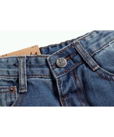 KIDSCOOL SPACE Baby Girl Boy Slim Jeans | Ripped Denim Pants 3-4 Years | Slim Blue-2047 - Buy Online on GoSupps.com