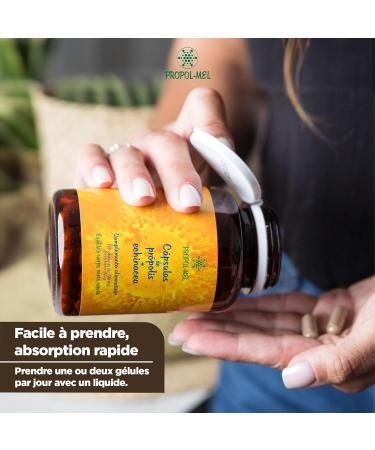 Propolis capsules + Echinacea. 120 capsules x 500 mg (350 mg Propolis + 150 mg Echinacea). Dietary supplement that helps activate the immune system. - Buy Online on GoSupps.com