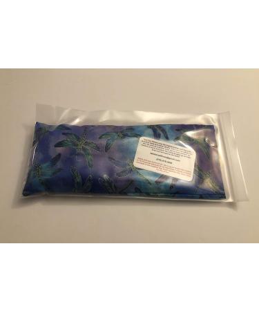 Organic Lavender Weighted Eye Pillow Set - Flaxseed Filled with Slip Cover (10x4x1 inches) - Buy Online on GoSupps.com