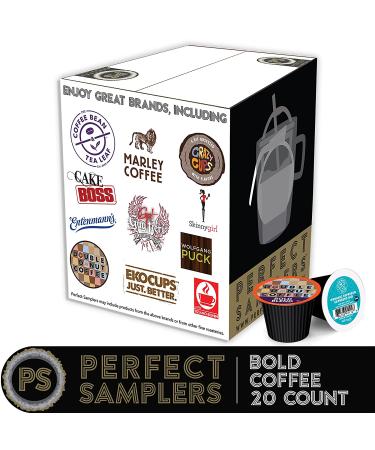 Dark Roast Coffee Pods Variety Pack - 20 Count Coffee Sampler for Keurig K Cups Machines - Buy Online on GoSupps.com