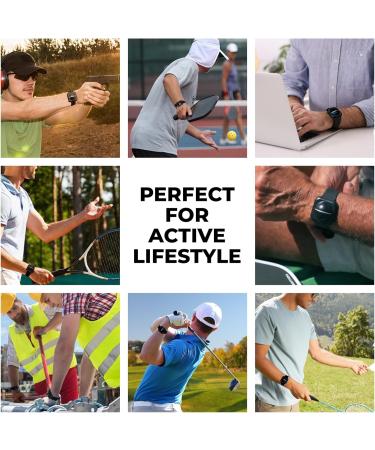 TENEX ULTRA Elbow Shock Absorber - Tennis & Golfers Elbow Brace for Pain Relief | Custom-Fit Wrist-Worn Silicone Support for Men & Women - Buy Online on GoSupps.com