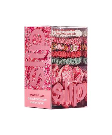 Slip Silk Daisy Set - 100% Pure 22 Momme Mulberry Silk Scrunchies for Women - 7 Hair-Friendly + Luxurious Elastic Scrunchies - Buy Online on GoSupps.com