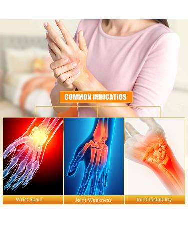 2022 Wrist Brace for Carpal Tunnel Night Sleep - Medium Size, Black - Relieves Wrist Pain, Sprains, and Sports Injuries - Adjustable Support for Left & Right Hands - Pack of 1 - Buy Online on GoSupps.com