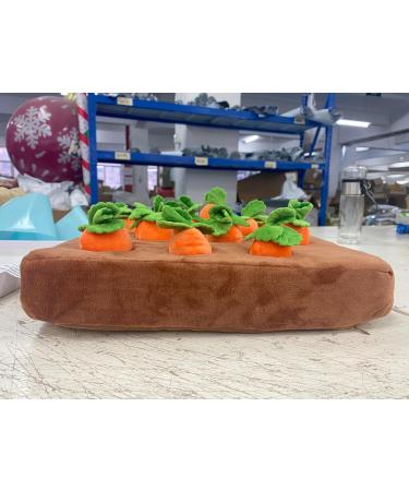 HICAS Dog Carrot Plush Snuffle Mat Toy for Foraging and Stress Relief - Buy Online on GoSupps.com