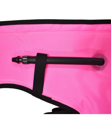 Scuba Choice Adult Neon Pink Snorkel Vest - Large Size with Name Box (SCSV-08PK) - Buy Online on GoSupps.com
