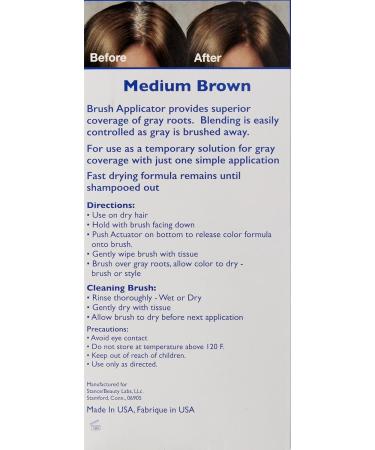 Buy Brush On Root Concealer - Medium Brown | International Shipping Available - Buy Online on GoSupps.com