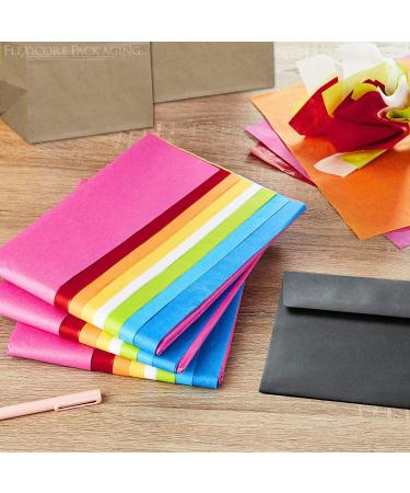 Flexicore Packaging White Gift Wrap Tissue Paper 15x20 Inches - 100 Sheets DIY Craft Art Paper- White - Buy Online on GoSupps.com