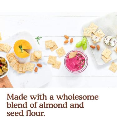Simple Mills Almond Flour Crackers Farmhouse Cheddar - Gluten Free Snacks 4.25 oz (Pack of 3) - Buy Online on GoSupps.com
