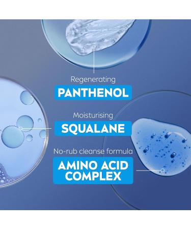 NIVEA Regenerating Serum Infused Micellar Water (400ml) Micellar Cleansing Water with Amino Acid 5% Panthenol and Squalane Gentle Waterproof Makeup Remover - Buy Online on GoSupps.com