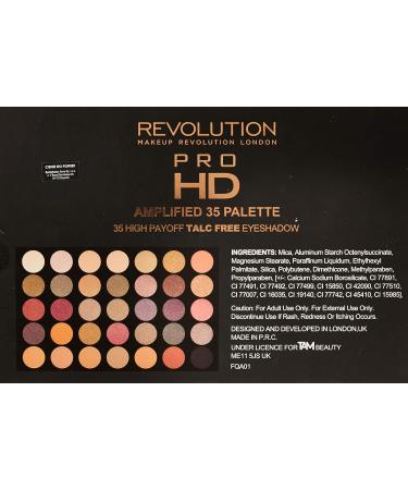 Revolution Pro HD Matte Amplified 35 Eyeshadow Palette Luxe - International Shipping Available - Buy Online on GoSupps.com