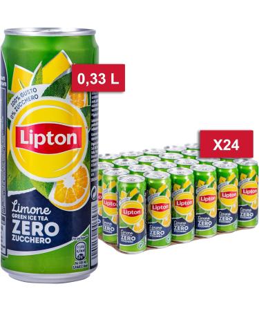  Lipton Lipton Iced tea lime green tea zero sugar and low calories sleek size 24 x 33 cl - Buy Online on GoSupps.com