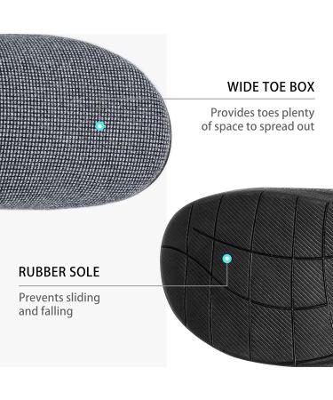 V.Step Orthotic Slippers with Arch Support | Orthopedic House Slipper for Men & Women | Plantar Fasciitis Relief | Grey, 8.5 Wide Women/6.5 Men - Buy Online on GoSupps.com