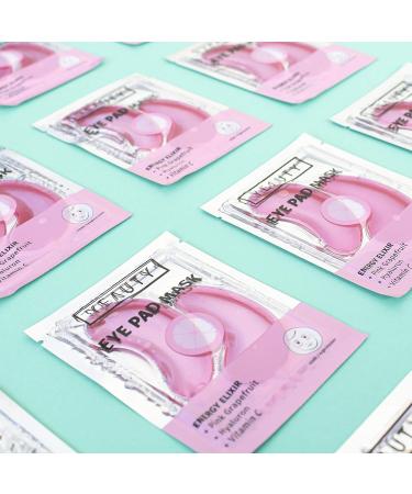 Yeauty Energy Elixir Eye Pad Mask - Hydrating Pink Grapefruit & Vitamin C Eye Pads for Revitalized Skin (1x 2 Pieces) - Buy Online on GoSupps.com