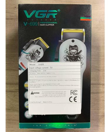 VGR Electric Hair Cipper for Men Professional Crod/Crodless Hair & Beard Trimmer Rechargeable Haircut Barber Clipper LED Display Hair Cutting Kit Black - Buy Online on GoSupps.com